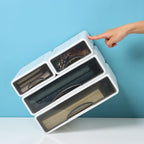 OSteed White Desktop Drawers for Paper, Stackable Office Storage Drawers for - Image 7