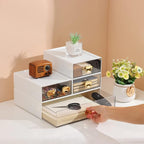 OSteed Spacious Desktop Storage Box, 1 Large 1 Middle & 2 Small Storage Drawers - Image 2