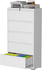 mysteeldepot 5 Drawer Lateral File Cabinet by Unknown