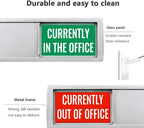 Currently In/Out of Office Magnetic Door Sign - Image 3