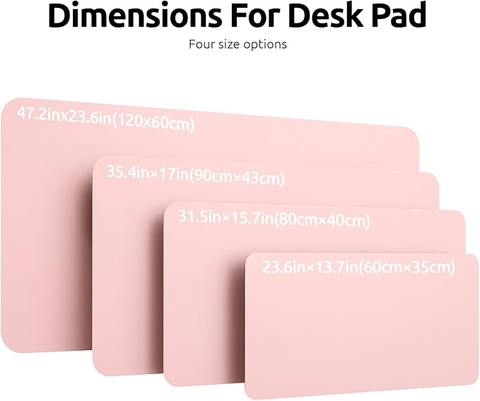 YSAGi Leather Desk Protector, Office Mat, Large Mouse Mat, Non-Slip PU Leather - Image 8