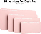 YSAGi Leather Desk Protector, Office Mat, Large Mouse Mat, Non-Slip PU Leather - Image 4
