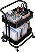 Ufriandz 2 Tier Rolling Utility Cart by Ufriandz