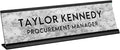 Custom Engraved Desk Plate | Personalized by 904Custom