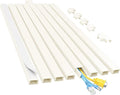 Yecaye Cord Hider, 113in Medium Cord Covers by Yecaye