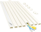 Yecaye Cord Hider, 113in Medium Cord Covers by Yecaye