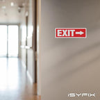 iSYFIX Exit Signs 6 Pack 12x4 Inch - Image 4