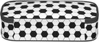 Soccer Texture Pencil Case Big Capacity Storage Pencil Pouch Stationery Bags - Image 4