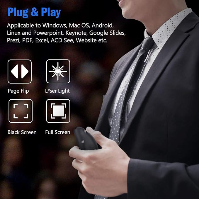 Presentation Remote Clicker, Wireless Presenter - Image 2
