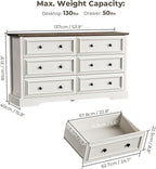 VVFLU Farmhouse 6 Drawer Dresser - Image 2