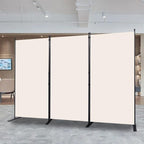 CHOSENM Room Divider, 3 Panel Folding Privacy Screens - Image 6