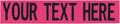 Custom Uniform Name Tapes Solid Colors. Made in The U.S.A. Ships Under 24 by NORTHERNSAFARI