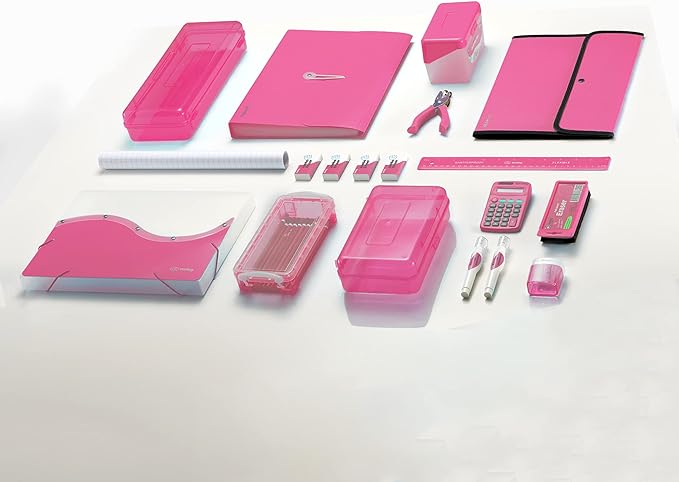 Accordion File Organizer Pink, 7 Pocket Expanding File and Cover Folder - Image 7