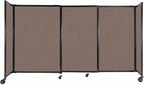 Versare Straightwall Sliding Portable Wall Partition | Freestanding Office by VERSARE