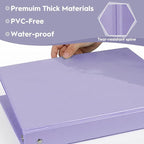 CIXILDTS 1-Inch Binders, Standard 3 Ring Binder Fit Letter Size Paper, - Image 3