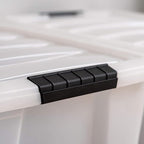 IRIS USA 40 Qt Stackable Plastic Storage Bins - Image 8