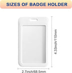 Custom Badge Holder ID Card Hold Case, Personalized Retractable Badges Holders - Image 3