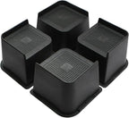 MXMZHXU Bed Risers 2 inch, 3 inch, 4 inch, 6 inch or 8 inch Heavy Duty by MXMZHXU