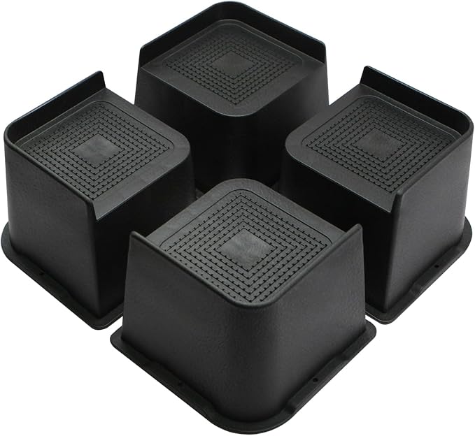 MXMZHXU Bed Risers 2 inch, 3 inch, 4 inch, 6 inch or 8 inch Heavy Duty by MXMZHXU