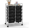 GLACER 10 Drawer Rolling Cart, Storage Cart by GLACERGrowupinhappiness