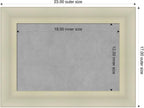 Amanti Art Silver Framed Magnetic Board 17x23 Small Vision Board - Image 2