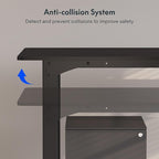 FLEXISPOT 4 Legs Standing Desk 63 x 28 Inch Electric Adjustable Height - Image 6