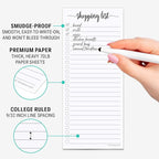 321Done 2-Pack Slim Shopping List Notepad, Made in USA - Image 3