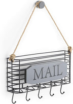 SRIWATANA Mail Holder Wall Mount, Mail Organizer Key Holder by SRIWATANA