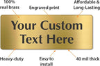SmartSign Custom Brass Sign - Image 3