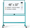 TSJ OFFICE Large Rolling Whiteboard by TSJOFFICE