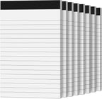 8 Pack Note Pads 4x6 Inch Paper of White Small Notepads by NotePads