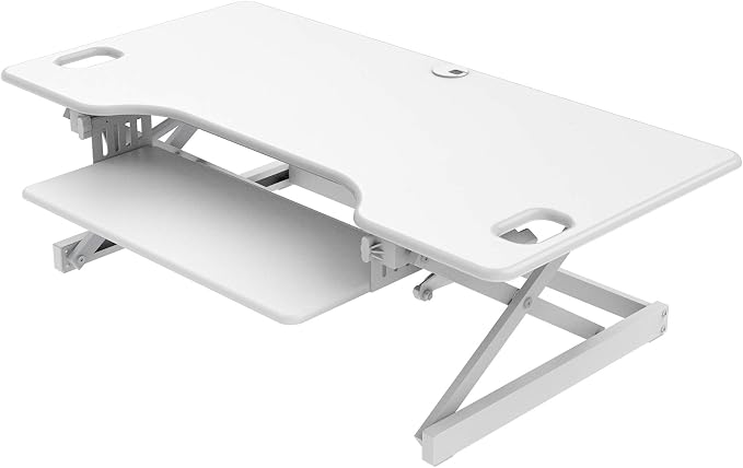 Rocelco 46" Large Height Adjustable Standing Desk Converter - Image 5