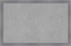 Amanti Art Grey Framed Magnetic Board 22x34 Large Vision Board by AmantiArt