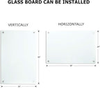 Dry Erase Boards Glass Whiteboard Magnetic 3'x 2' Frameless - Image 3