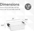 Superio Clear Storage Boxes - Image 2