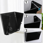 Tenceur 12 Pcs Plastic Single Pocket Wall Mount File Holder - Image 4