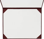 GraduationMall 8.5"x11" Smooth Padded Diploma Cover Certificate Holder Maroon - Image 4