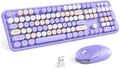 MOFII Wireless Keyboard and Mouse Combo, 2.4GHz Retro Full-Size Keyboard by MOFII