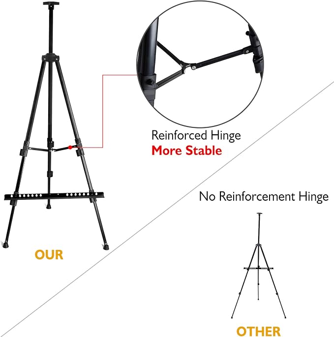 T-SIGN 72 Inches Tall Folding Easel Stand - Image 4