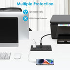 Recessed Power Strip, 30W PD USB-C & USB-A Fast Charging, Drawer Outlet Plug in - Image 5