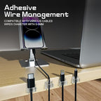 KGROTE 100PCS Cable Clips, Adhesive Wire Clips Strong Cord Clips Wire Holders - Image 3