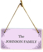 Signs ByLITA Lavender Personalized Hanging Wall or Door Sign | Custom Signage - Image 9