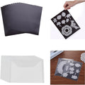 10 Pack Sturdy Clear Plastic Envelope Storage Pockets & 10Pack Rubber Soft by Briartw