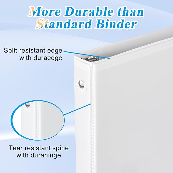 CIXILDTS 1-inch Round Ring Binder - Image 3