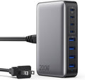 USB C Charger 200W USB C Charger Block, Upgraded GaN III 8-Port Fast Charging by GKUTW