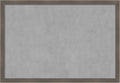 Amanti Art Grey Framed Magnetic Board 26x38 Large Vision Board by AmantiArt