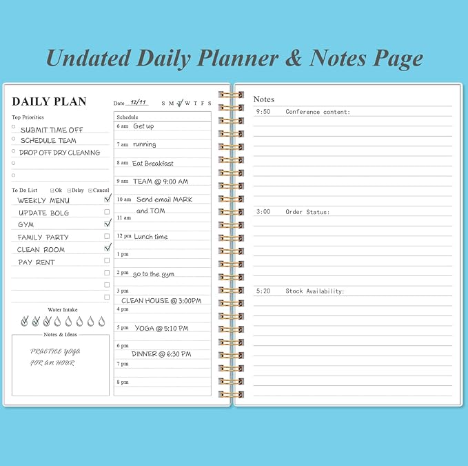 Daily Planner Undated - Image 3