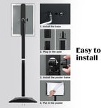 Golemas Sign Stand for Display, 11lbs Integrated Rod Heavy Duty Pedestal Floor - Image 8