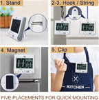 HOME MOST 3" Large Display Kitchen Timer - Image 3