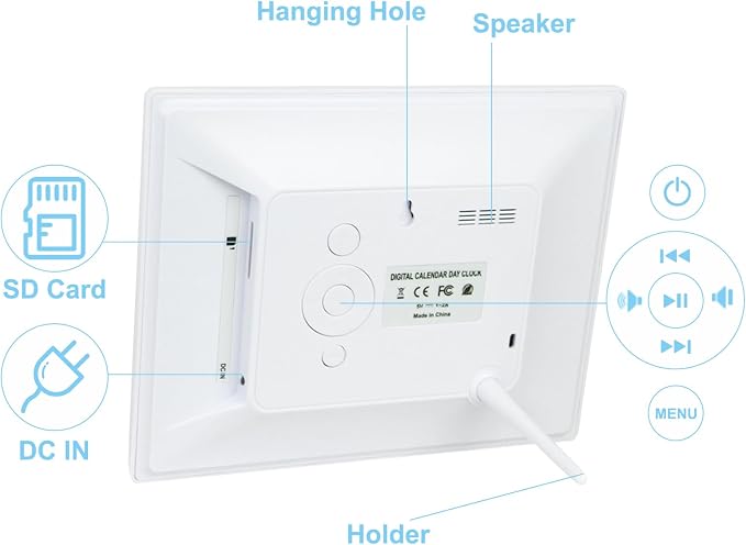 TMC 8 Inch Digital Dementia Clock - Image 9